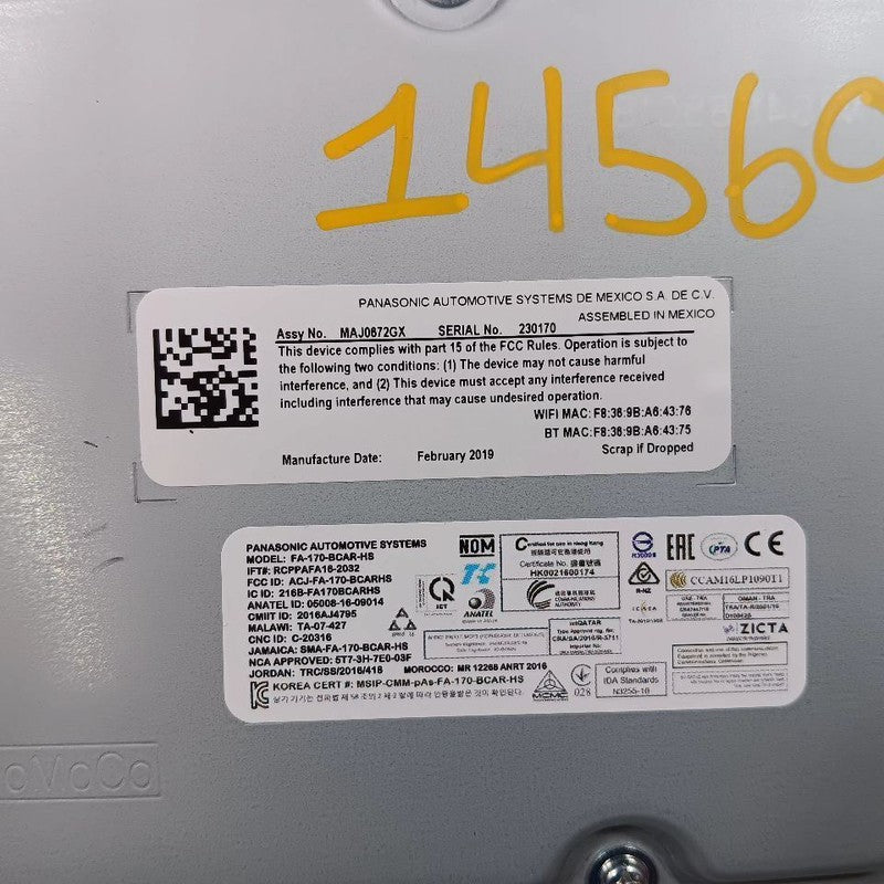 Communication Voice Recognition Sync Module Fits 19 Ford Fiesta