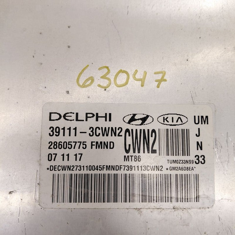 Left Hand Engine ECM Electronic Control Module 3.3L 16-18 Kia Sorento