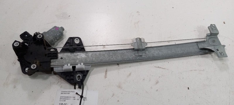 72750STXA01 Left Rear Window Regulator Electric Motor Track Fits 07-13 MDX