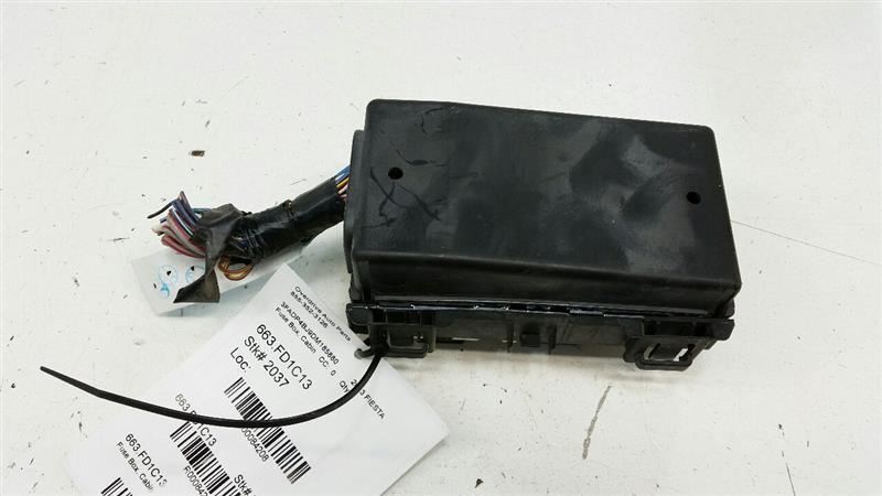 2013 Ford Fiesta Cabin Fuse Box Interior Under Dash 2011 2012 2014 2015
