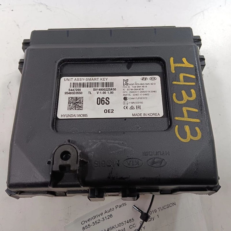 95480D3550 Security Smartkey Control Module 19-21 Hyundai Tucson