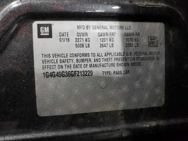 Buick Lacrosse Timing Gear