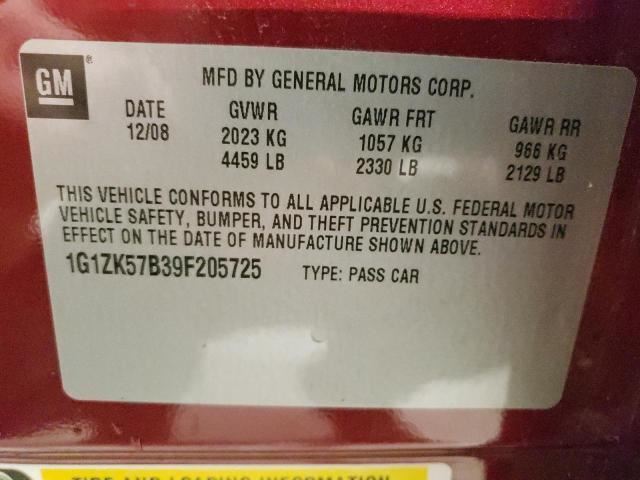Chevy Malibu Trunk Lid Hatch Door Rear Rubber Seal 2008 2009 2010 2011 2012
