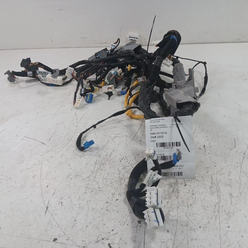 Hyundai Elantra Dash Wire Wiring Harness  2017 2018 2019 2020