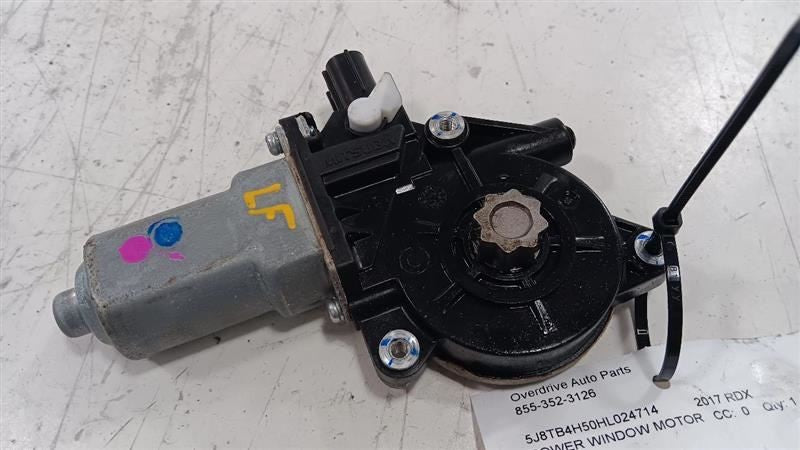 Acura RDX Driver Left Front Power Window Motor 2016 2017 2018