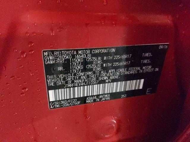 Toyota Rav 4 Cowl Vent Panel Hood Rubber Seal 2015 2016 2017 2018 OEM