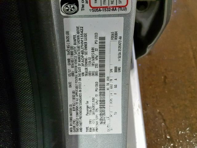 Kick Panel Trim Right Passenger 2017 FORD FIESTA 2015 2016 2018 2019