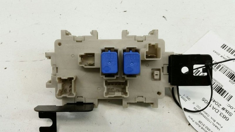 Nissan Altima Cabin Fuse Box Interior Inner Under Dash 2002 2003 2004 2005 2006