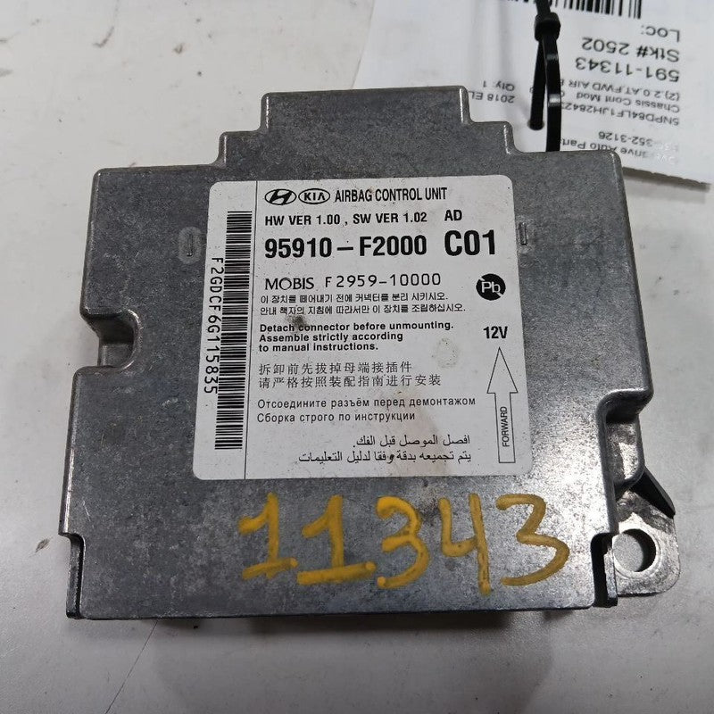 95910F2000 Control Module Sedan Turbo Fits 17-18 Hyundai Elantra