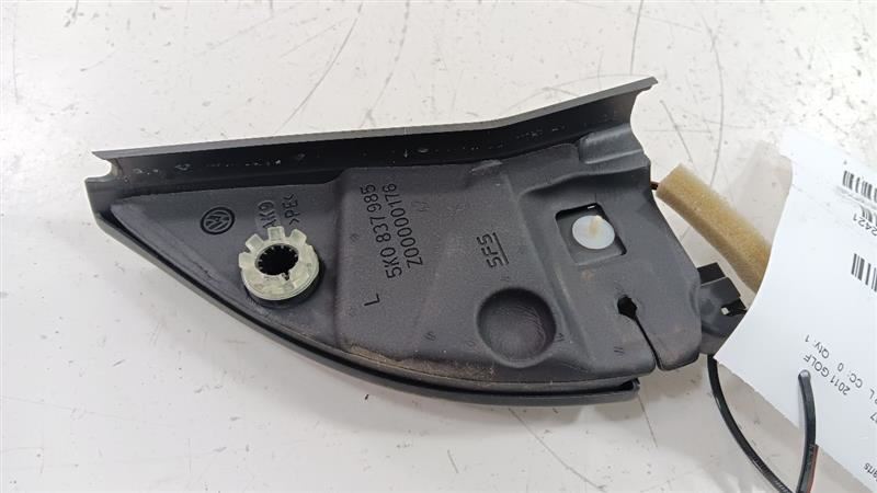 Volkswagen Golf Mirror Mount Cover Door Trim Left Driver 2010 2011 2012 2013 201