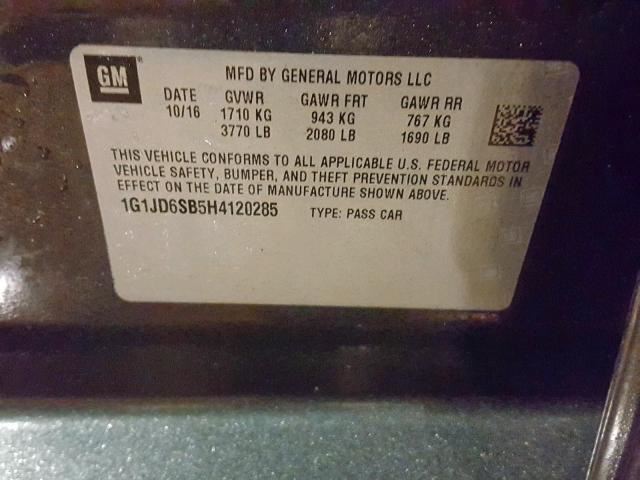 Thermostat Housing Mount Bracket 2017 CHEVY SONIC 2014 2015 2016 2018