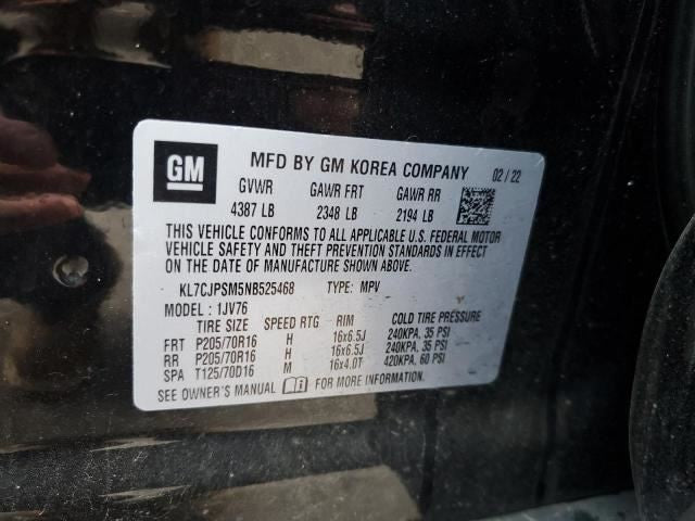 Chevy Trax Speaker Right Passenger Front 2022 2021