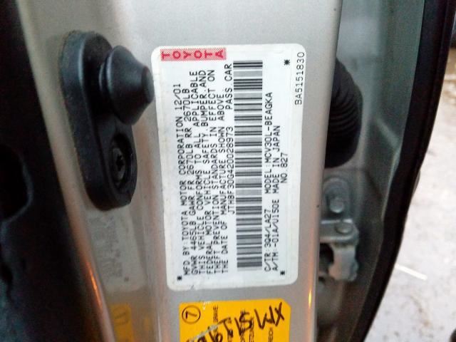 Passenger Right Strut Rear Fits 02-03 LEXUS ES300
