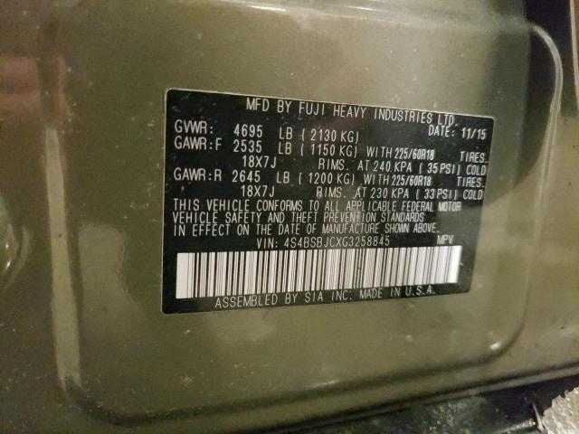 Subaru Outback Legacy Engine Crankshaft Crank Shaft 2018 2017 2016 20