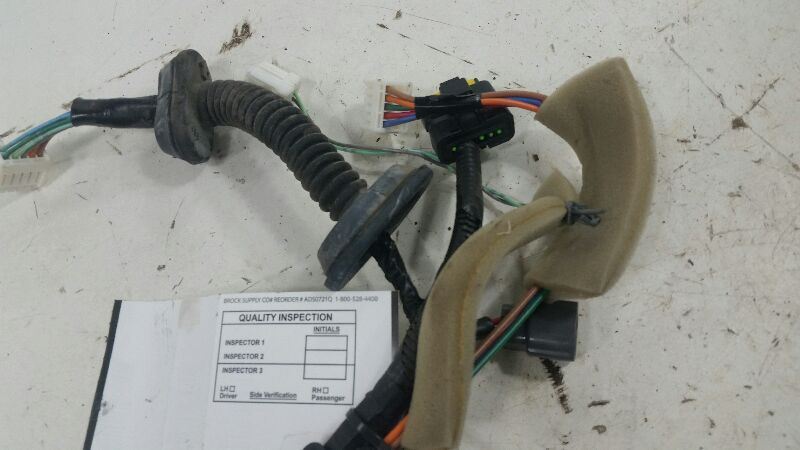 2009 NISSAN VERSA Door Harness Wire Wiring Left Driver Rear Back 2008 2010 2011