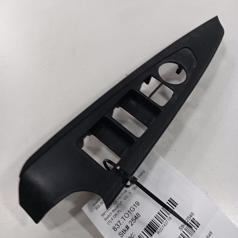Toyota Yaris Window Switch Bezel Trim Left Front 2020 2019 2018 2017 2016