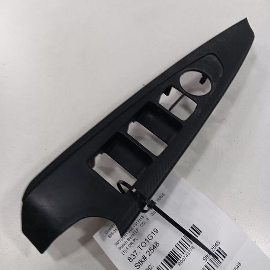 Toyota Yaris Window Switch Bezel Trim Left Front 2020 2019 2018 2017 2016