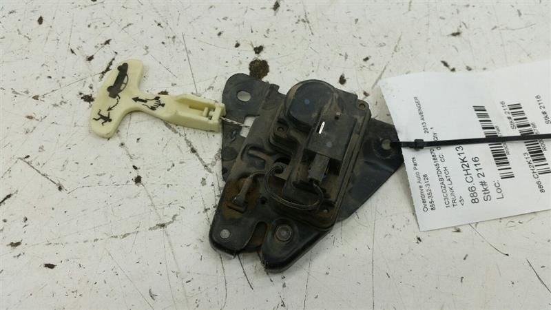 Dodge Avenger Trunk Latch OEM 2010 2011 2012 2013 2014