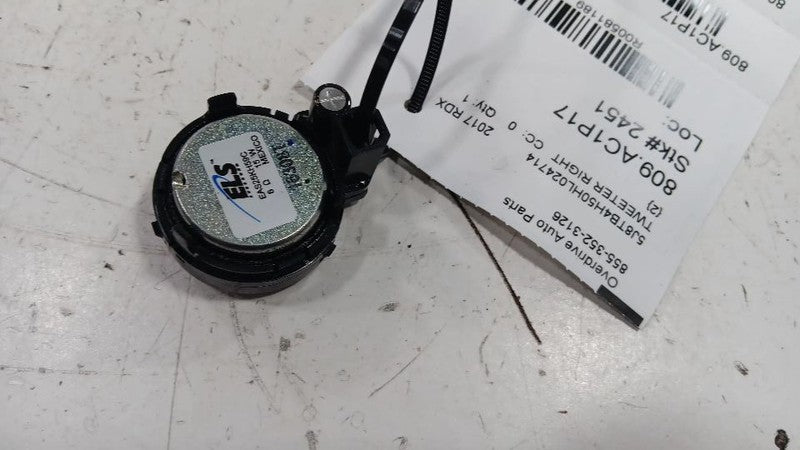 Acura RDX Tweeter Right Passenger Tweeter Speaker  2016 2017 2018