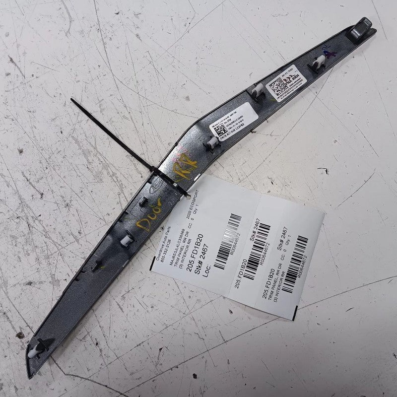 Ford Ecosport Passenger Right Door Trim Panel Rear 2018 2019 2020 2021 2022