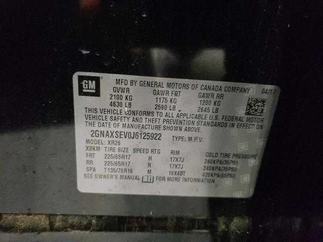 Chevrolet Equinox Trunk Latch Release Handle Lever Switch 2018 2019