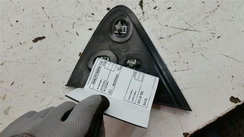 Dodge Avenger Quarter Glass Trim 2010 2011 2012 2013 2014