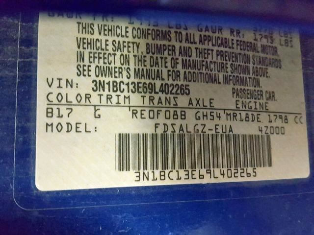 2009 NISSAN VERSA Shifter Bezel Trim Shift Console Surround Trim 2008 2010 2011