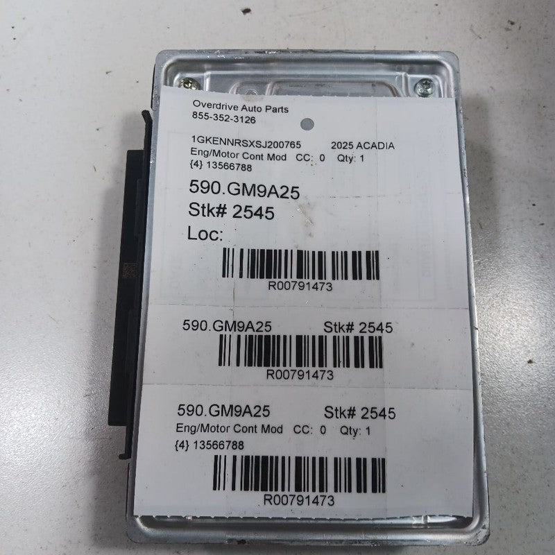 2025 GMC Acadia Engine ECM Control Module {13566788}
