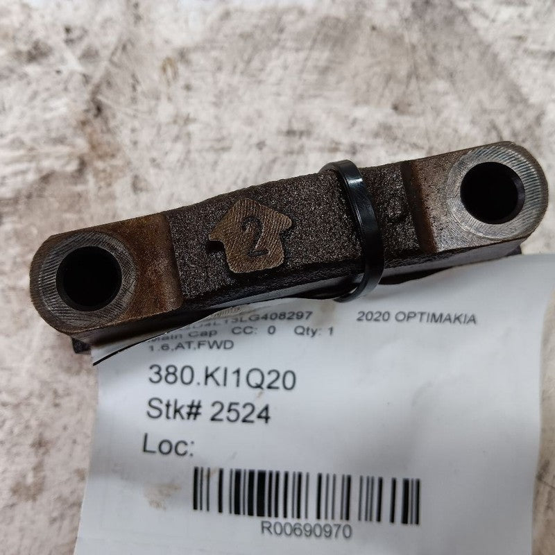 Kia Optima Engine Block Crankshaft Main Cap  2020 2019 2018 2017