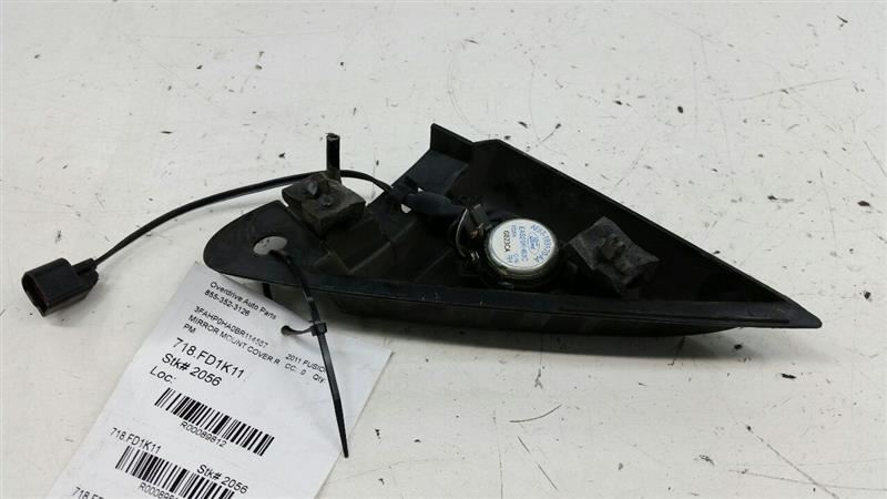2011 Ford Fusion Mirror Mount Cover Door Trim Right Passenger 2009 2010 2012