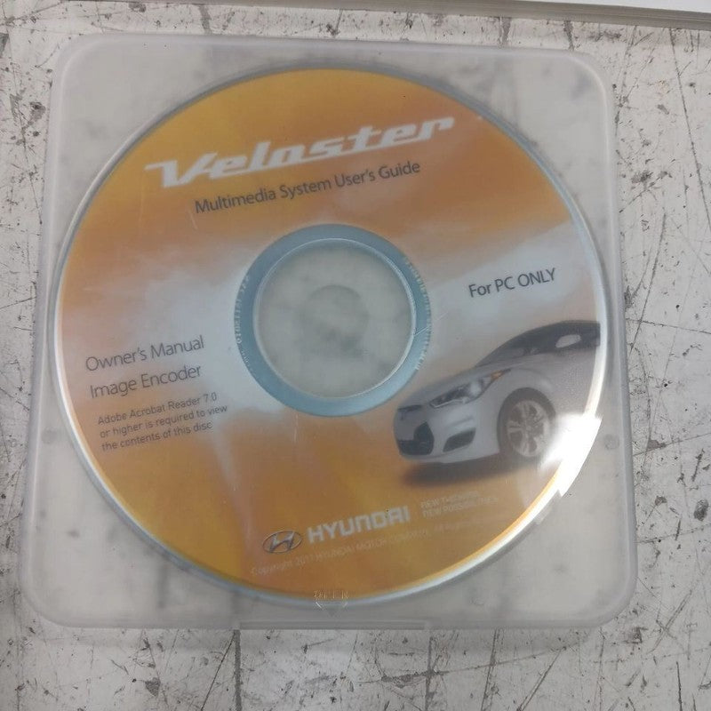 Does Not Apply Hyundai Veloster Owners Manual 2012 2013 2014 2015