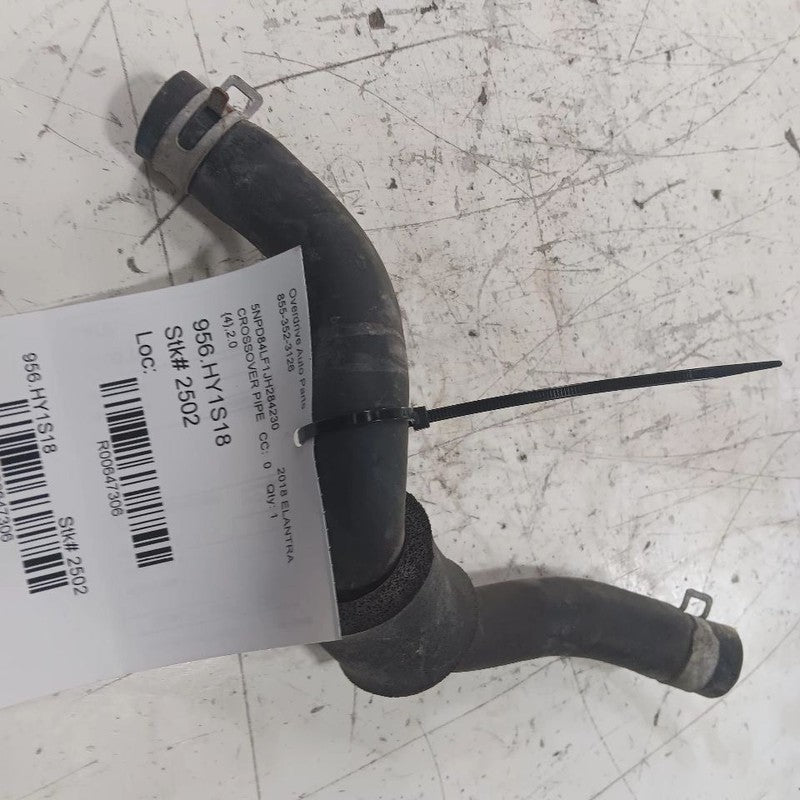 Hyundai Elantra 2.0 Coolant Line Crossover Pipe  2017 2018 2019 2020