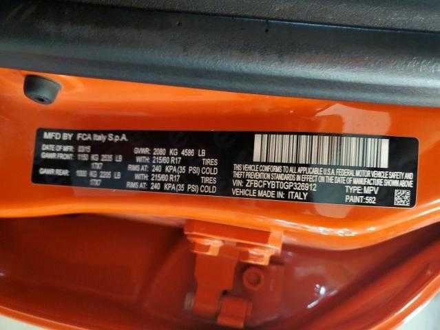 Fiat 500 Engine Knock Sensor 2016 2017 2018