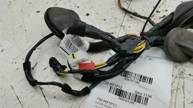 Hyundai Sonata Door Harness Wire Wiring Right Passenger Rear Back 2012 2013