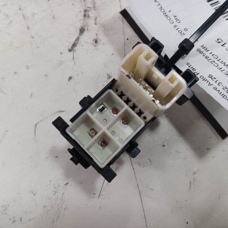 Toyota Corolla Power Window Switch Right Passenger Rear  2016 2015 2014