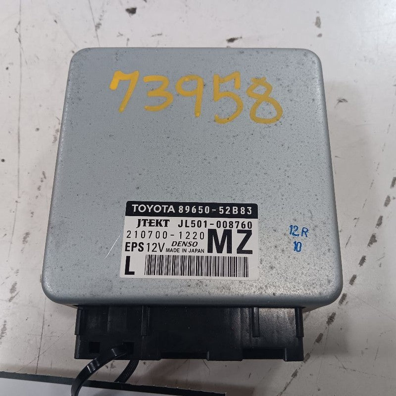 8965052B83 Power Steering Control Module Toyota Prius C VIN B3 15 Toyota Prius