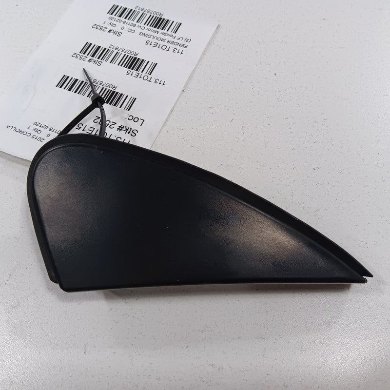 Toyota Corolla Driver Left Front Fender Mirror Cover Trim {60118-02120} 2015