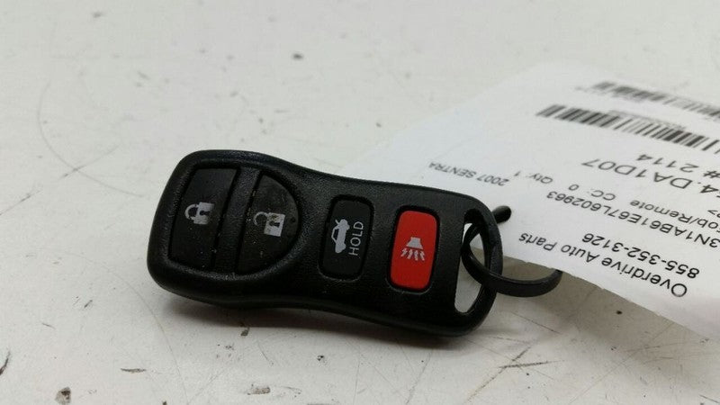 Nissan Sentra Key Fob Keyless Entry Door Lock Remote OEM 2007 2008 2009 2010