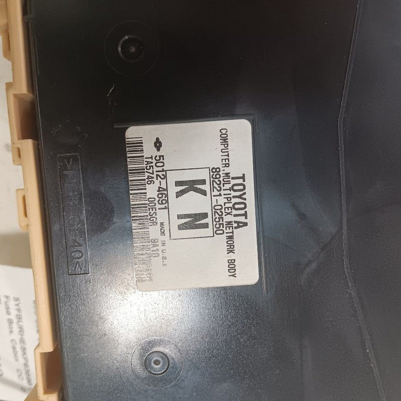 Toyota Corolla Cabin Fuse Box Interior Inner Under Dash 2019 2018 2017