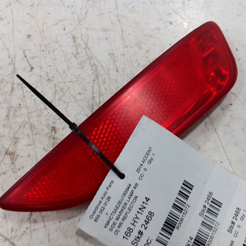 Hyundai Accent Passenger Right Rear Marker Light Lamp 2012 2013 2014 2015 2016