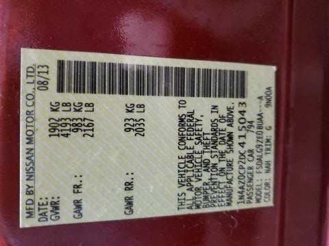 Rear Spoiler Fits 13-17 Nissan LEAF OEM