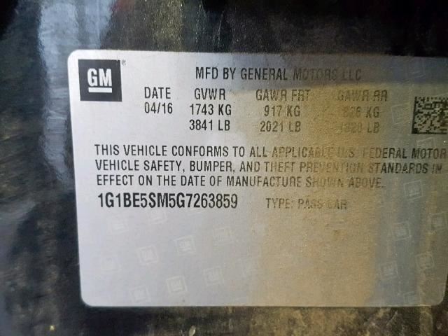 2016 CHEVY CRUZE Flap Door Motor Heater AC Door Actuator 2017 2018