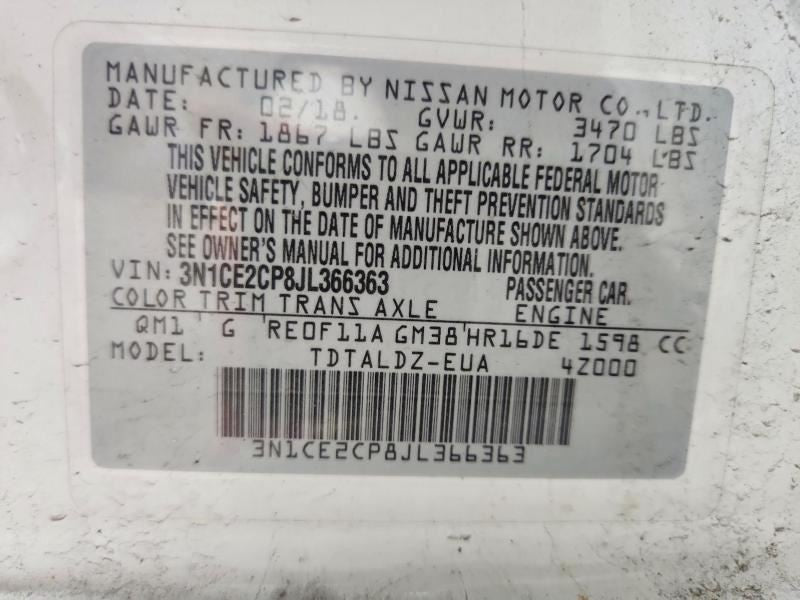 Nissan Versa Note Neutral Safety Switch Auto Transmission Gear Selecti