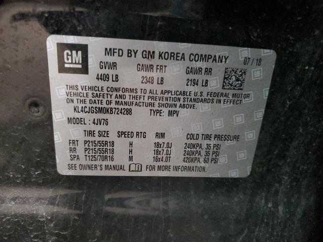 Buick Encore TPMS Tire Pressure Monitor System Sensor 2018 2019 2020