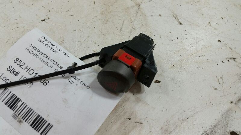 2008 HONDA CIVIC Hazard Switch 4 Way Flasher Button Si 2006 2007 2009 2010