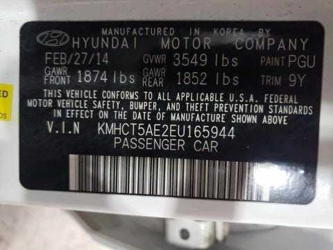Hyundai Accent Mirror Mount Cover Door Trim Right Passenger 2012 2013
