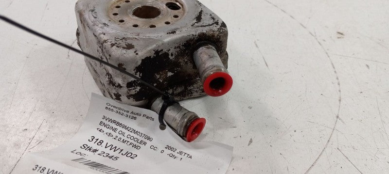Volkswagen Jetta Engine Oil Cooler 2003 2002 2001 2000