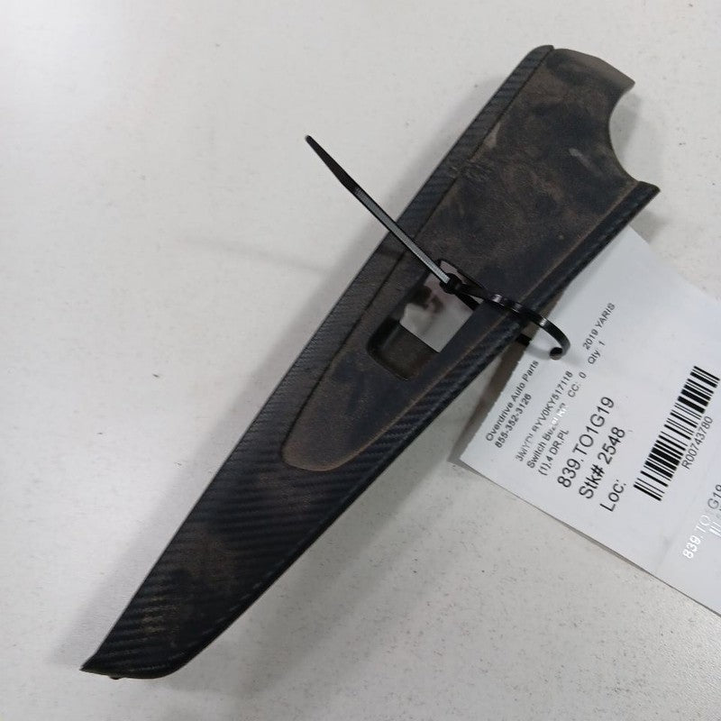 Toyota Yaris Window Switch Bezel Trim Right Rear 2020 2019 2018 2017 2016