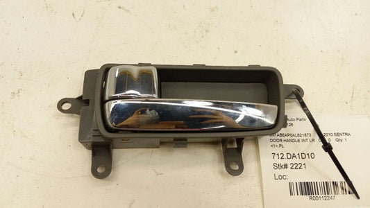 Nissan Sentra Door Handle Left Rear Interior Inside 2008 2009 2010 2011 2012