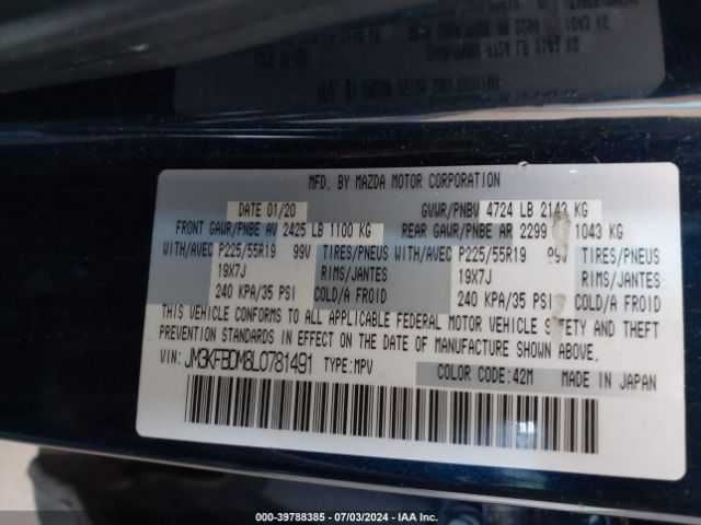 Mazda CX-5 Wheel Rim Center Cap 2019 2020 2021 2022